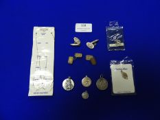 Sterling Silver St Christopher plus Pendant, Cuffl