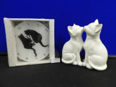 Cat Clock and Ornament