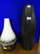 Two Tall Decorative Vases