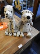 Two Fabric Dog Door Stops
