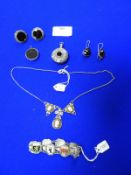 Sterling and Continental Silver Charm Bracelets, L