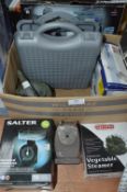 Hair Trimmer, Kitchen Scales, Food Mixer, etc.