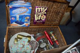 Basket Containing Decorative Items, etc.