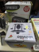 Breville Slow Cooker and Homedics Shiatsu Cushion