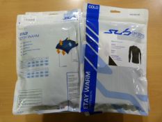 *10 Men's Cold Long Sleeve Tops in Black Size: L