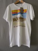 *Savanah T-Shirt in White Rush Size: S