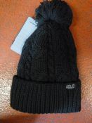 *Stormlock Pompom Beanie in Black (One Size: 56-61