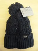 *Stormlock Pompom Beanie in Night Blue (One Size: