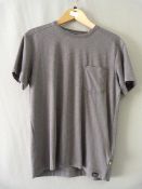 *Men's Travel T-Shirt in Dark Iron Size: S