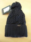 *Stormlock Pompom Hat in Night Blue (One Size: 56+