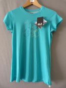 *Ocean T-Shirt in Aquamarine Size: XS