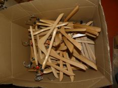 *Branded Wooden Coat Hangers with Size Tags