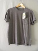 *Men's Travel T-Shirt in Dark Iron Size: S