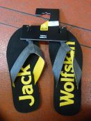 *Eezy M Sandals in Grey/Black Size: 12