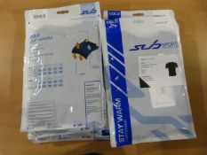 *10 Child's Cold Short Sleeve Tops in Black Size: LY