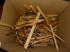 *Branded Wooden Coat Hangers