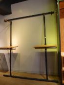 *Adjustable Steel Frame Clothes Stand 2.4m high x 2.1m wide