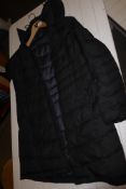 * woman's size 14 long black puffer jacket - returns