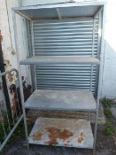 *Four Tier Galvanized Racking