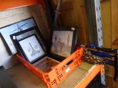 Quantity of Umbrellas and Five Framed Pictures