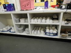 *Quantity of White Crockery