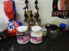 *Assorted Coffee Syrups, Marshmallows, Chocolate, etc.