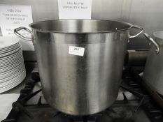*Large Stainless Steel Twin Handle Saucepan
