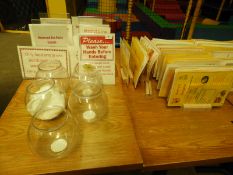 *Assorted Perspex Signs, Goldfish Bowls, Menu Holders, etc.