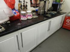 *Run of Kitchen Units with Simulated Granite Work Surface
