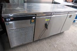 * Foster G2 3 door bench prep freezer
