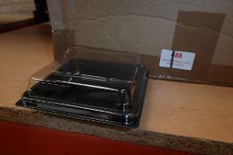 * Plastic packaging - approx. 100 sushi bases and approx. 1000 sushi lids 100 x 100
