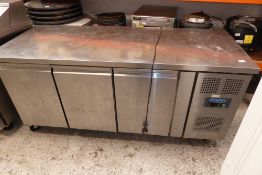 * Polar 3 door bench chiller 1800 x 700 x 840