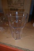 * 24 14 oz plastic soda glass tumblers