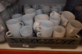 * Dishwasher tray containing approx. 60 small coffee cups