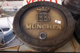 * HB barrel sign 400 diameter