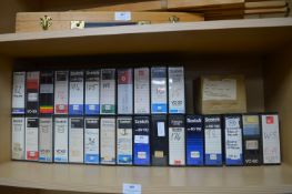 27 Vintage Large Format Video Tapes