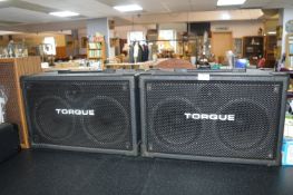 Pair of Torque PA Speakers