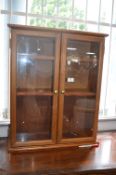 Pine Wall Mounted Display Cabinet