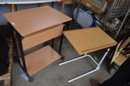 Computer Trolley and a Bed Table