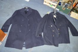 Two Gents Overcoats by Vartex and a Coverall Size: