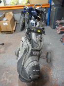 Ben Sayers Golf Bag with Quantity of Clubs Including Spalding, Ping, Titleist, etc.