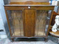 Vintage Glazed Display Cabinet