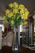 Artificial Daffodils in a Vase