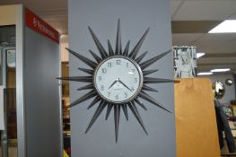Starburst Wall Clock