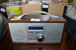 Red DAB Radio