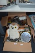 Two Boxes of Household Goods, Glassware, Pottery,
