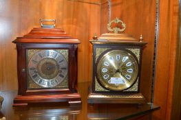 Pair of Bracket Clocks