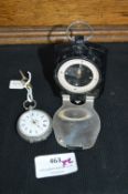 Continental 800 Grade Silver Ladies Pocket Watch p