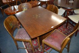 1950's Extending Dining Table and Four Chairs with