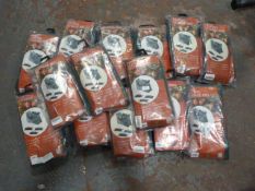 *Fourteen Green Christmas Lighting Storage Bags